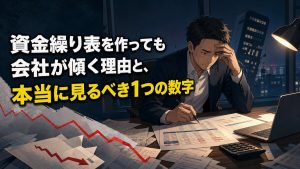 資金繰り表を作っても会社が傾く理由と、本当に見るべき1つの数字